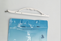 Sac d'emballage étanche et résistant à l'humidité pour glace/eau avec poignée - Capacité de 5 lb de glace/10 lb d'eau pour une utilisation en extérieur