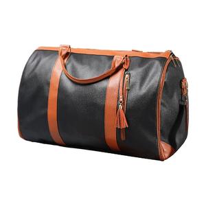Custom Wholesale Large Capacity Simple Multifunctional Sports Fitness Travel <b>Bag</b> Fashionable Pu Material Zipper <b>Suit</b> <b>Bag</b> - Product Image 5