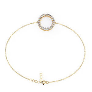 Pulsera de Oro para Mujer, Diseño Elegante y Simple, Acabado Brillante, Joyería para Uso Diario, Selección de Regalos - Product Image 3