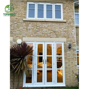 <span class=keywords><strong>Porte</strong></span> en verre de conception américaine, ouverture extérieure pivotante en PVC blanc, <span class=keywords><strong>porte</strong></span> en verre français à <span class=keywords><strong>double</strong></span> action en PVC - Product Image 6