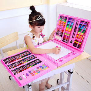 Juego de 208 Lápices de Acuarela Personalizados para Niños, Juego de Dibujo Profesional para Niños - Product Image 1