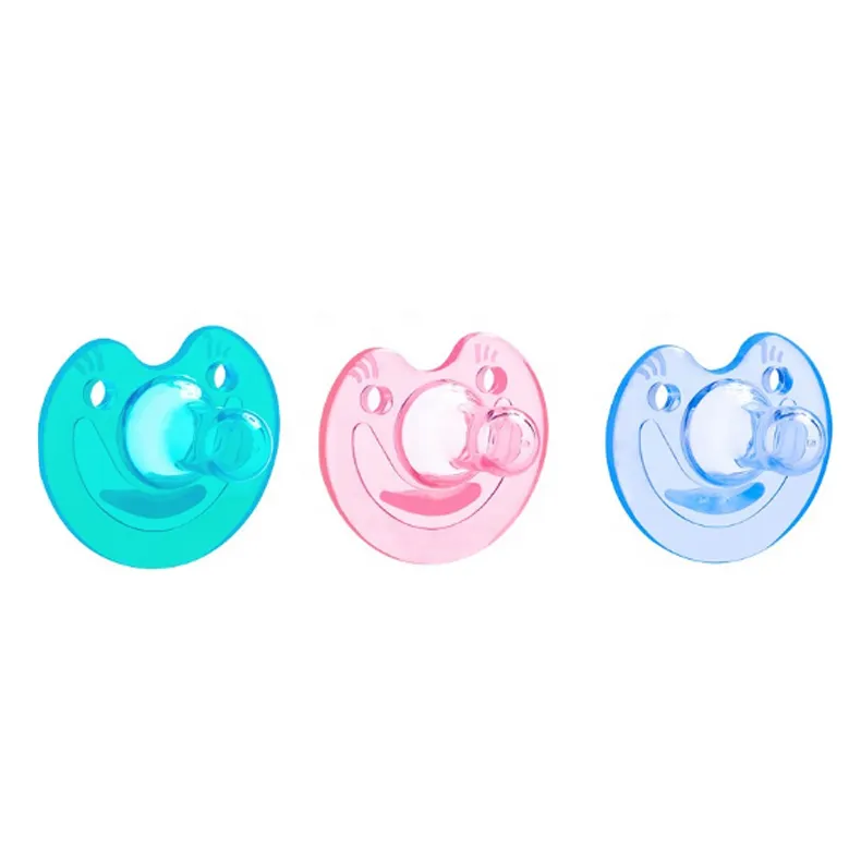 New design colored silicone bpa free feeder new born baby pacifier