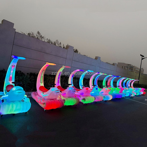 Parco esterno a batteria autoscontri elettrici per bambini giro su <span class=keywords><strong>Happy</strong></span> Car per adulti e bambini divertimento delfino auto giocattolo per la vendita - Product Image 1