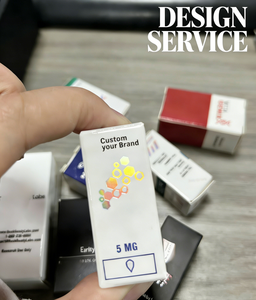 Produksi Cepat Sesuaikan Desain Anda <span class=keywords><strong>Pep</strong></span> 2m 3ml 5ml 10ml Botol Kecil Kemasan Holografik Kotak Kertas untuk Vial - Product Image 1