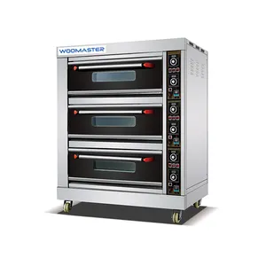 Factory Wholesale Industrial Hotel Bakery Equipment 3-deck 6-tray Baking Turkey Luxury Ovens