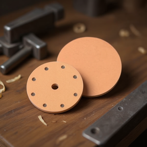 Disque de ponçage Velcro Ttake 8+1 trous, grain 400, abrasif corindon pour le polissage du bois et du métal - Product Image 3