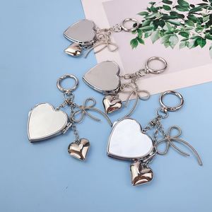 Personalization Mini Heart Oval Metal Pocket <b>Mirror</b> Double-sided Metal Makeup <b>Mirror</b> with Key Chain Handmade Epoxy <b>Mirror</b> - Product Image 5