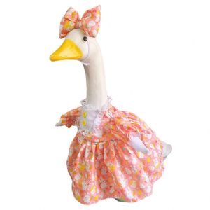 Fabrication directe usine OEM/ODM sur mesure, Porch - Nouvelle collection 2026 Robe florale rose grande taille en tissu blanc d'oie - Product Image 6