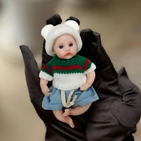 Poupée bébé réaliste en silicone souple de 6 pouces / 15 cm, anatomiquement correcte, corps entier, poupée fille