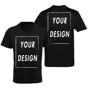 Camiseta personalizada 3D para presente, camiseta profissional com estampa completa e logotipo próprio, foto com texto, masculina premium personalizada