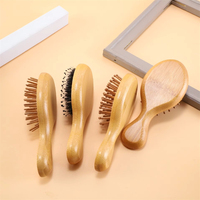Mini-brosse à faible MOQ, en vrac, de voyage, petite brosse longue ou courte, pour cheveux humides ou secs, massage du cuir chevelu, cadeaux pour mariage