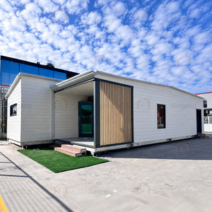 Casa Prefabricada Modular de Lujo, Independiente de la Red, con Energía Solar, Expandible, de 40 pies, Tipo A-Frame, Casa Pequeña de Cristal, Hotel Prefabricado para Resort - Product Image 2
