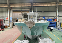 Console centrale personnalisée en usine Catamaran Bateau de pêche Moteur hors-bord V profond double coque Cruiser en aluminium Bateau à vendre