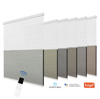 Stores alvéolaires occultants en tissu à installation facile, stores plissés alvéolaires pour fenêtre