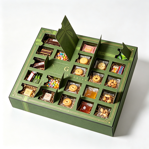Calendario de Adviento Personalizado de Lujo, Caja de Regalo de Cartón para Cosméticos, Belleza, Chocolate, Cuenta Regresiva Navideñ<span class=keywords><strong>a</strong></span> - Product Image 1