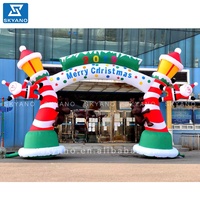 Arche de Noël gonflable, arche du Père Noël, imperméable, décoration publicitaire pour entrée de centre commercial, cour, fête, événement de Noël
