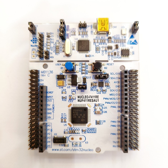 Original NUCLEO-F411RE, Development board for s tM32 F4 series - with s tM32F411RE MCU