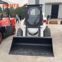 RUNTX - Quitanieves Diésel Chino de 1200 kg, 1.2 Toneladas, 65 kW, con Cabina Cerrada para Minicargadora