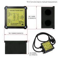Commutateur de transfert automatique 120V 15A 1800W 2 voies pour générateur ATS, interrupteur de commutation IP50 NEMA 5-15P/R pour alimentation de secours domestique