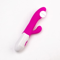 Vibromasseur, jouet sexuel, masturbateur féminin, aphrodisiaque multifréquence en silicone.