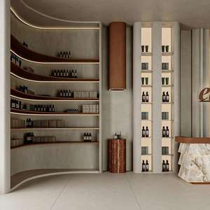 Luxury Cosmetics Store Design for Beauty Retail Shops | Custom <b>Makeup</b> Display Fixtures & Turnkey Shopfitting Solution - Product Image 3