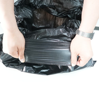 Sacs poubelles en plastique LDPE/HDPE à grande capacité, résistants et durables, avec logo personnalisé, vente en gros directe d'usine