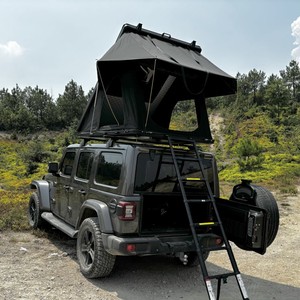 Wild Cloud 4WD <span class=keywords><strong>Tente</strong></span> <span class=keywords><strong>de</strong></span> <span class=keywords><strong>toit</strong></span> <span class=keywords><strong>de</strong></span> voiture triangulaire en aluminium léger avec auvent coque rigide automatique étanche pour le camping en plein air - Product Image 6