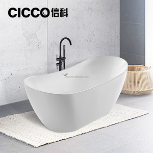 CICCO-bañera individual de fibra de vidrio CH5202, individual, ovalada, para Hotel - Product Image 5