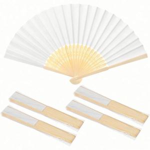 Abanicos de Mano Plegables de Bambú Tallado Portátiles al por Mayor, Regalo Empresarial con Diseño Personalizado para Venta al por Mayor - Product Image 1