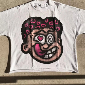 Nextide Unisex T-Shirt Virus Thời Trang Dạo Phố Hộp Cắt Cắt Cắt Thả Vai Phù Hợp 100% Bông Vải Moq <span class=keywords><strong>1</strong></span> Cho Dtg Lụa Màn Hình In Ấn - Product Image 1