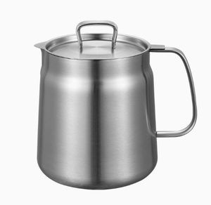 Contenitore per Olio <span class=keywords><strong>in</strong></span> Acciaio Inox 304 - Uso Domestico, Grado Alimentare, con Filtro - Per Friggitrice - Product Image 1