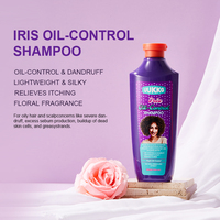 Shampooing et soin capillaire UUKKG Private Label 500ML à l'huile d'iris, contrôle du sébum, volumisant à la fraise, hydratant à la mangue, antipelliculaire