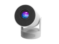 Projecteur LCD HY300 Pro Max Android 13 170 ANSI Lumens 720P avec batterie intégrée 2h WiFi 6 5G 2 Go de RAM 16 Go de ROM Cinéma portable