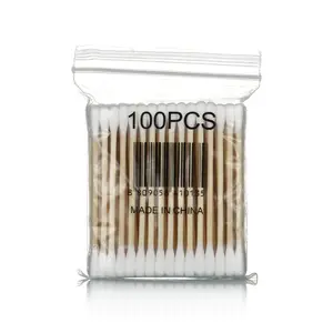 High Quality Round Heads Q Tip Travel Bamboo Cotton Swabs Disposable Home Ear Cotton Buds For Sale