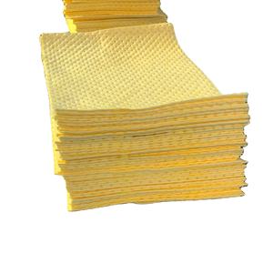Alas Penyerap Kuning Polipropilena Melt Blown Bantalan Penyerap Kimia 40cm*50cm 60L/kantong 6kg/kantong - Product Image 5