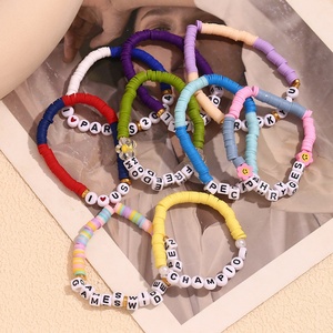 Braccialetti di Moda Gioielli Sportivi Parigi Bracciale con Perline Gioielli Estivi Colorati - Product Image 2
