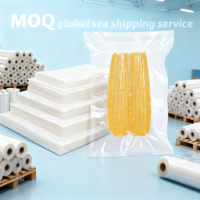 Sac sous vide à ouverture plate, thermosoudé sur 3 côtés, résistant à l'humidité, en PA/PE, pour le stockage des aliments