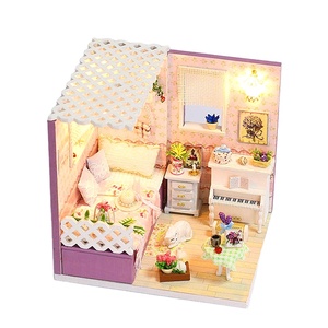 IIECREATE Amor en Budapest, Manualidades <span class=keywords><strong>de</strong></span> Madera, Regalos, Artículos en Miniatura para <span class=keywords><strong>Casa</strong></span> <span class=keywords><strong>de</strong></span> <span class=keywords><strong>Muñecas</strong></span>, Miniaturas para Kit <span class=keywords><strong>de</strong></span> <span class=keywords><strong>Casa</strong></span> <span class=keywords><strong>de</strong></span> <span class=keywords><strong>Muñecas</strong></span> - Product Image 1