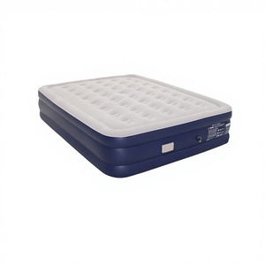 Queen Size Double Persons Automatic Inflatable Air Mattress Bed Built-in Rechargeable Lithium <b>Battery</b> <b>Pump</b> for Camping Outdoor - Product Image 2