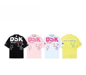 T-shirt 100% Cotone Pesante ad Alta Densità con Motivo Stellare Celeste e Grafica Tipografica, Vestibilità Ampia con Spalle Cadenti e Silhouette Squadrata - Product Image 3