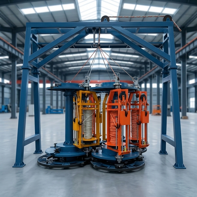 8 Strand Polydacron Copolymer Braid Rope Making Machine Marine Rope Braiding Machine