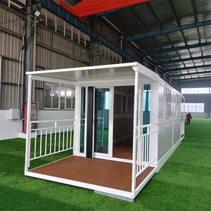 Casa contenedor plegable Z de 20 pies Modular pequeña prefabricada con 2 dormitorios para Centro Comercial Hotel Precio razonable hecho de panel sándwich - Product Image 5