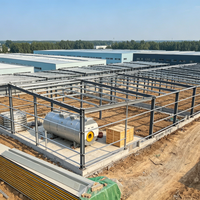 Kit de construction d'entrepôt préfabriqué en structure métallique de qualité industrielle, durable, pour atelier, hangar et entrepôt de stockage