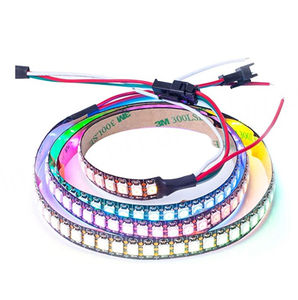 ไฟ LED แถบสำหรับตกแต่งภายนอกในเทศกาลคริสต์มาส รุ่น WS2812B RGB LED Strip Digital DMX RGB LED Strip WS2811 WS2812B - Product Image 2