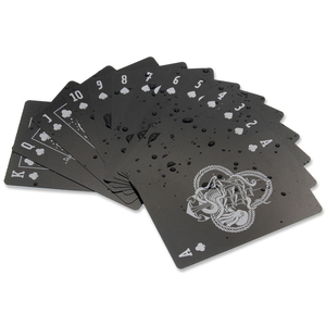 Naipes de póquer personalizados a granel únicos de marca con logotipo personalizado naipes de papel Blue Core de 280GSM - Product Image 4