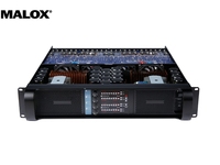MALOX FP22000Q 4 Kanallı 5000W Profesyonel DJ Güç Amplifikatörü, Metal Gövdeli, 2 Yıl Garantili, 20Hz-34kHz