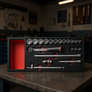 519 M 613BEA Tool <b>Set</b> Metric <b>Socket</b> Wrench Kit <b>12</b> <b>Point</b> <b>Socket</b> <b>Set</b> for Automotive Repair - Product Image 3