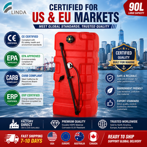 Réservoir de carburant marin Ce Epa Carb 90L avec capteur de niveau de carburant, réservoir de carburant portable en HDPE <span class=keywords><strong>pour</strong></span> <span class=keywords><strong>moteur</strong></span> <span class=keywords><strong>hors</strong></span>-<span class=keywords><strong>bord</strong></span>, autres fournitures marines - Product Image 3