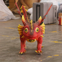 Interaktives Spielzeug für Kindergeburtstage: Lebensechter Animatronischer Drache mit Eingebautem Utree Roboter-Hund