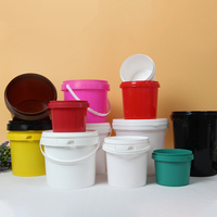 Food Grade Plastic Buckets with Handle and Lid